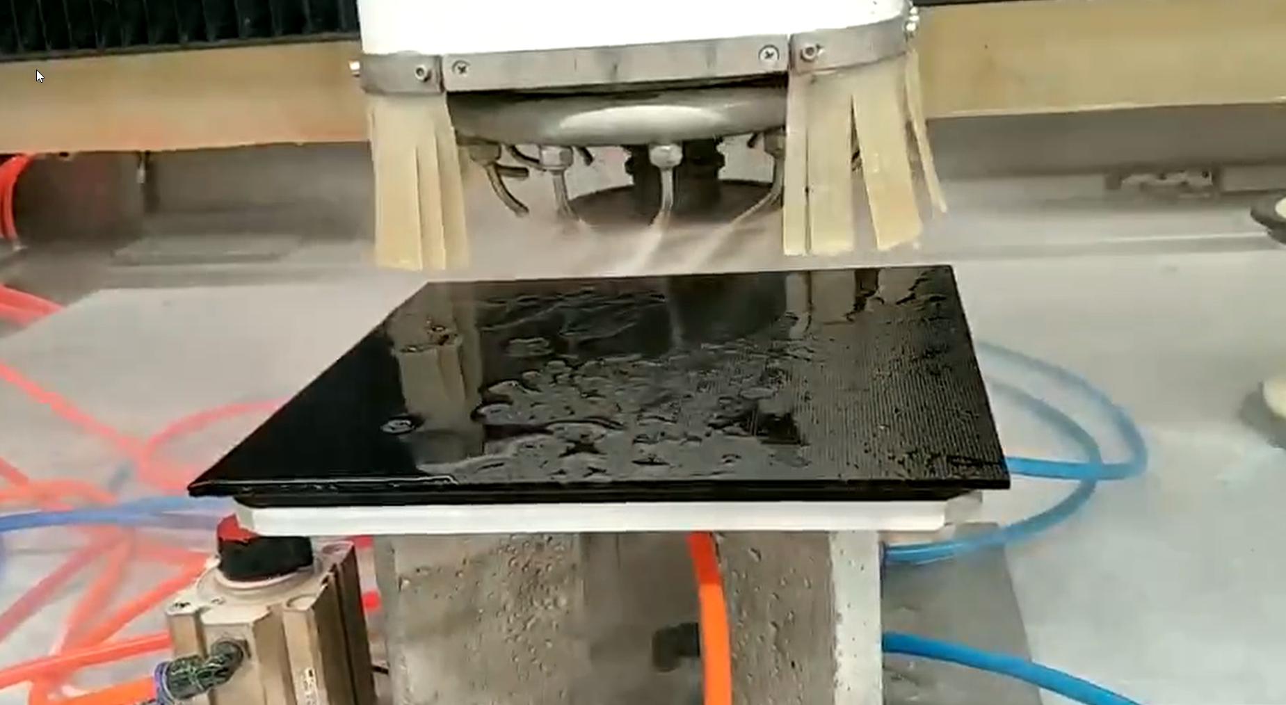 Home appliance glass processing and automated production