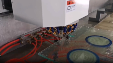 Drilling machine glass milling type