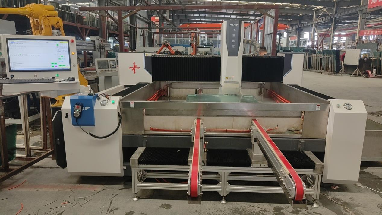 Worrying transmission during glass processing