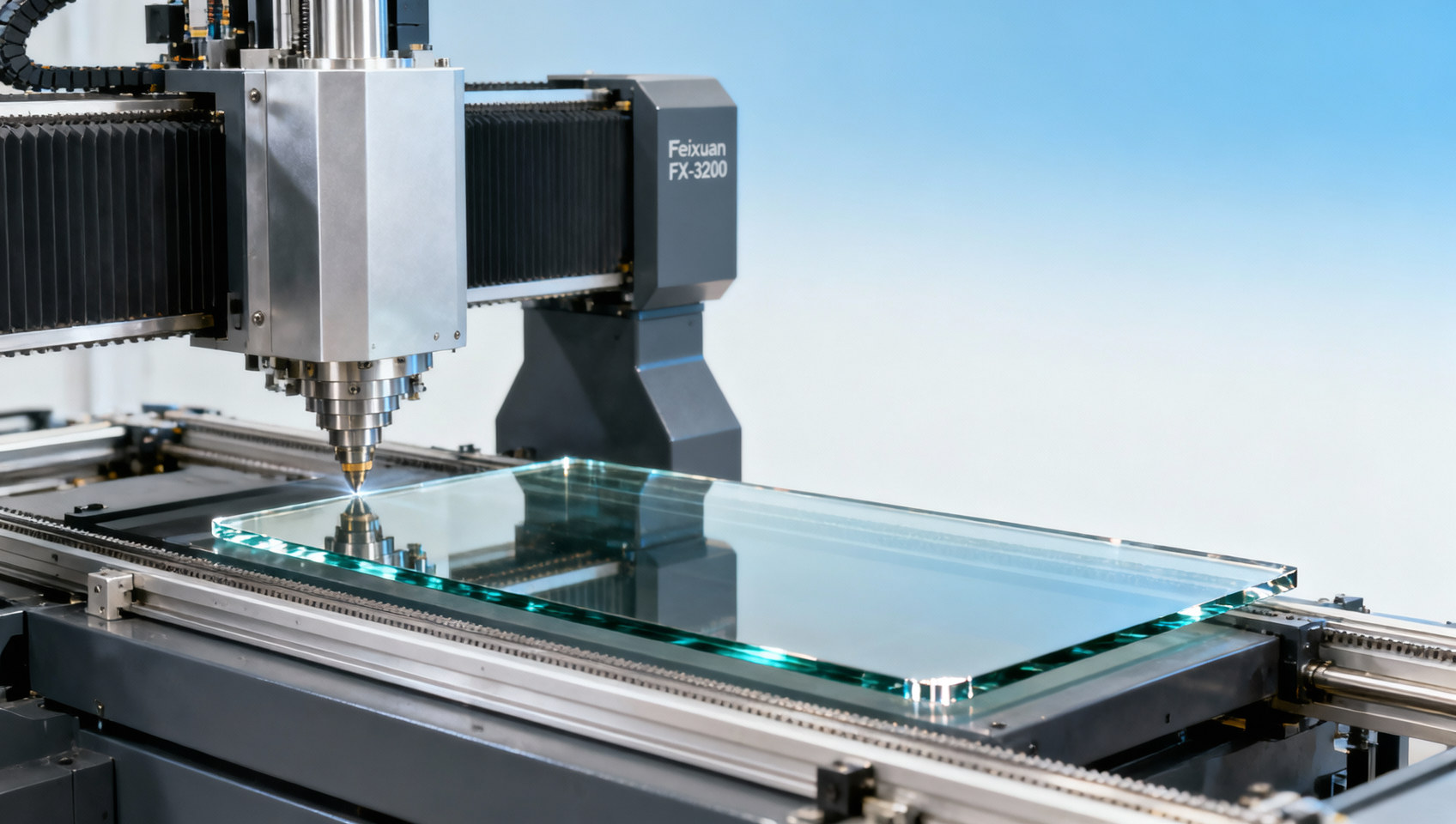 What happens to edge repeatability after 6 months of continuous operation on a 'cost-effective' glass edging system?