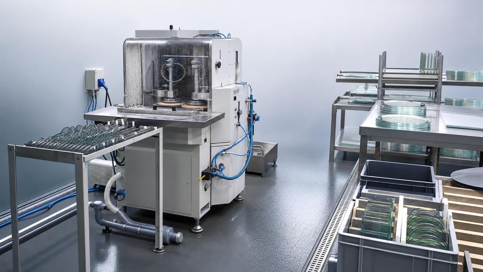 Small Glass Edging Machine Setup Steps for Shops with Limited Floor Space
