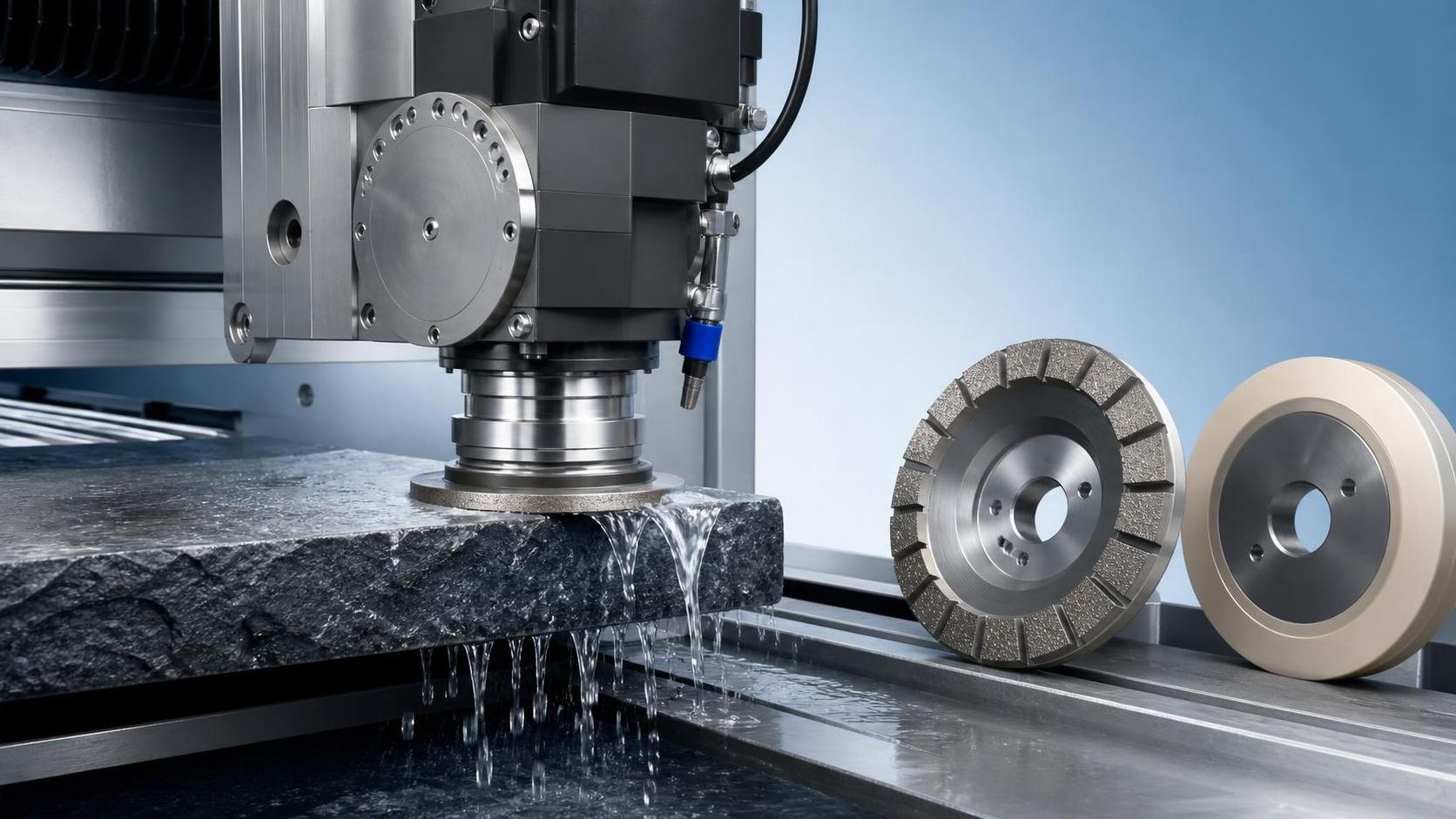 What Wheel Material Works Best on a Glass Edge Grinder for Slate?