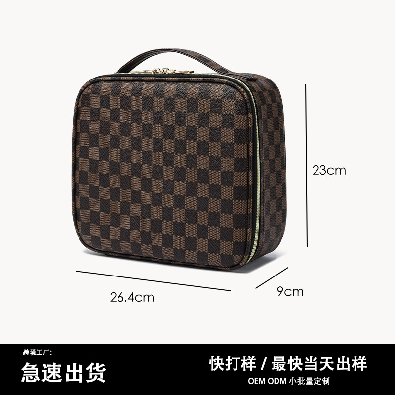 Custom PVC Travel Makeup Bag Organizer, Large Capacity Toiletry & Cosmetic Case, Double Zipper (MOQ 500)