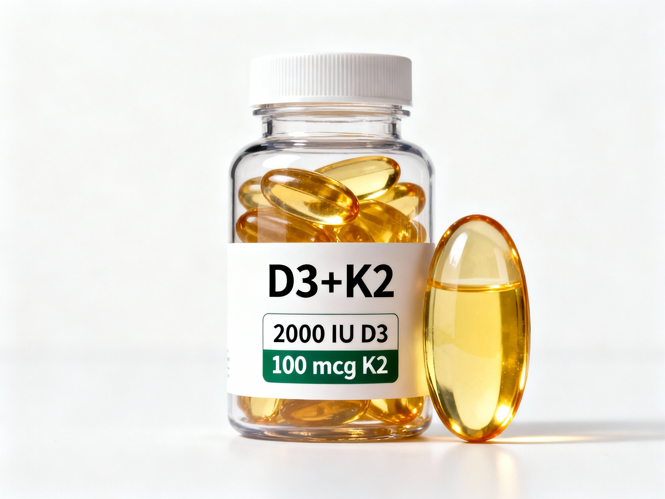 Benefits of Vitamin D3+Vitamin K2 Softgels