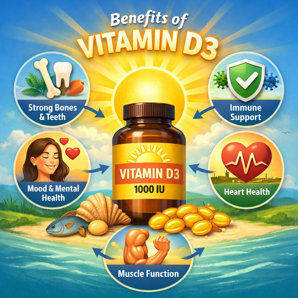 Vitamin D3 Supplement Benefits: Why This Sunshine Vitamin Matters