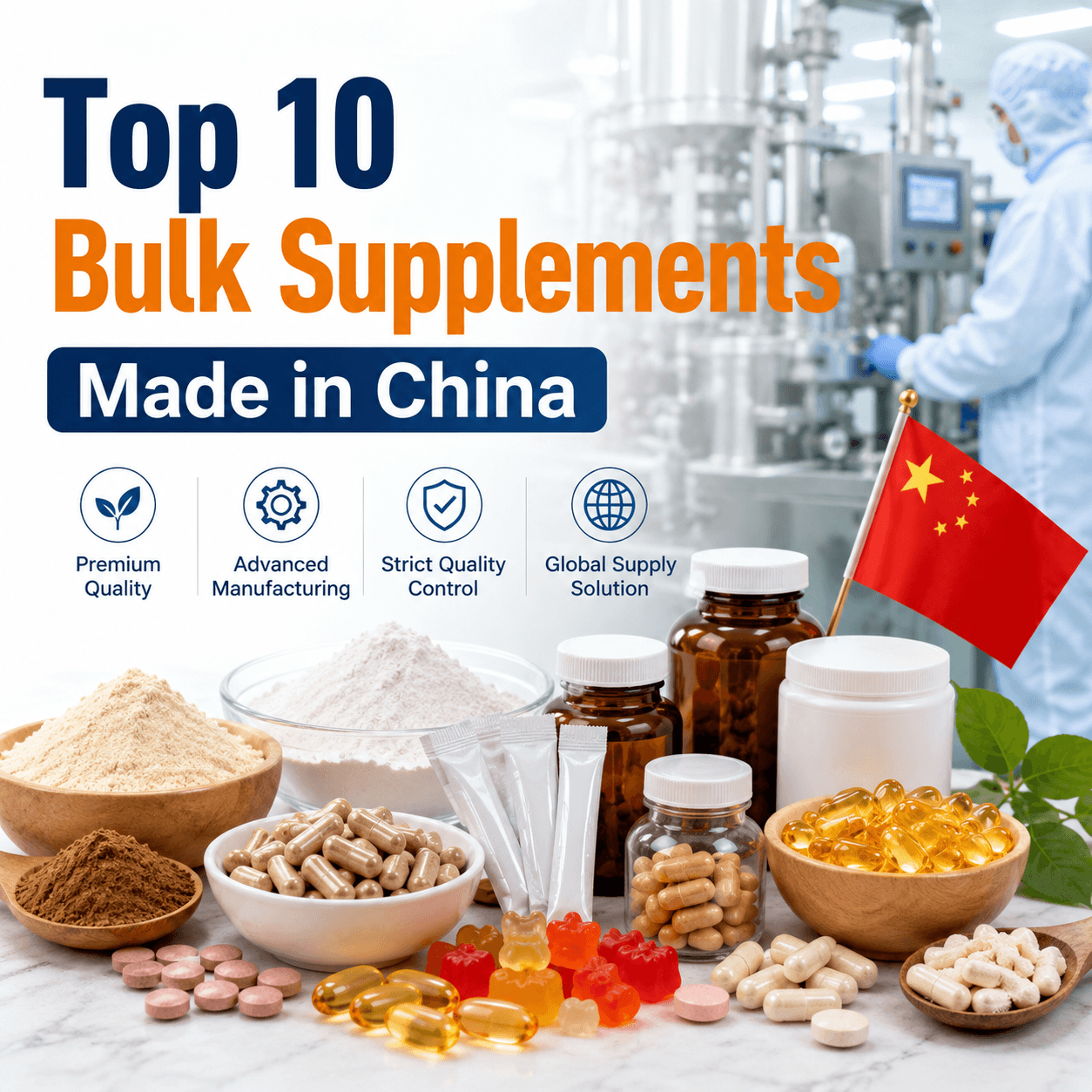 Top 10 Bulk Supplements Made in China: A Global Sourcing Guide for 2026