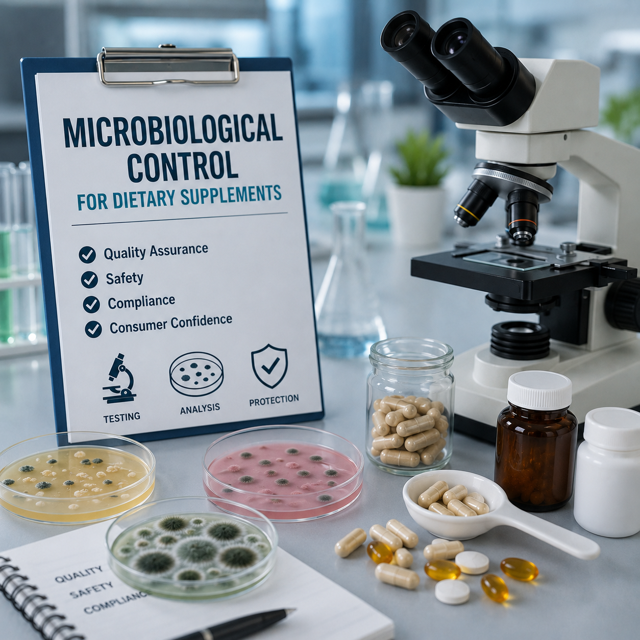 Microbiological Control in Dietary Supplements: A Complete Guide for Quality and Safety