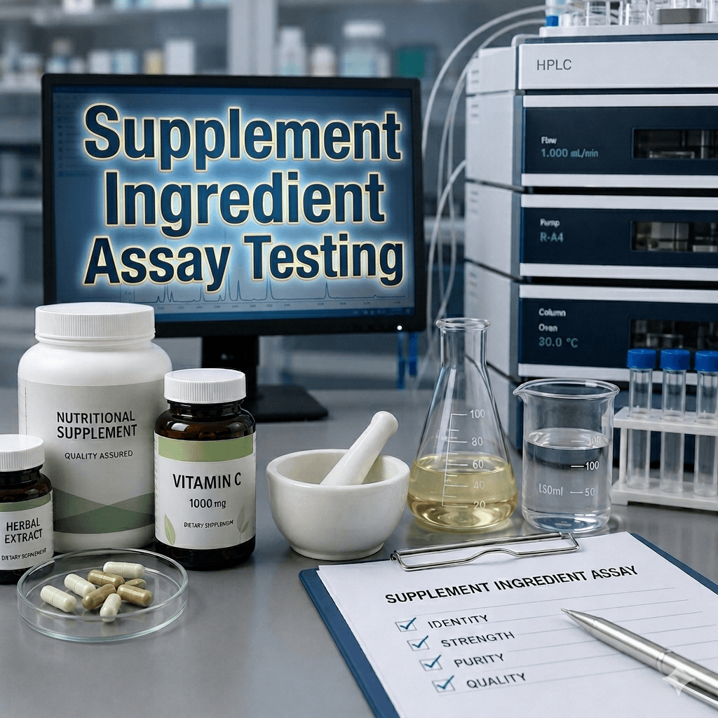 Usual Test Methods for Supplement Ingredient Assay