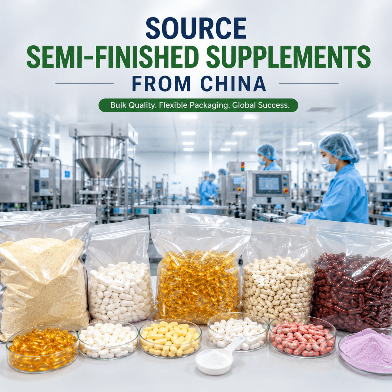 Why Source Semi-Finished Supplements from China? A Complete Guide for Supplement Brands