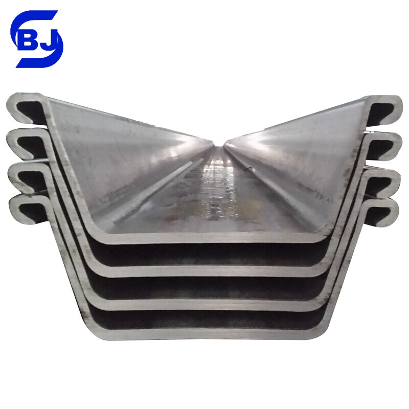 S185 S335J2 كومة صفائح فولاذية على شكل حرف U