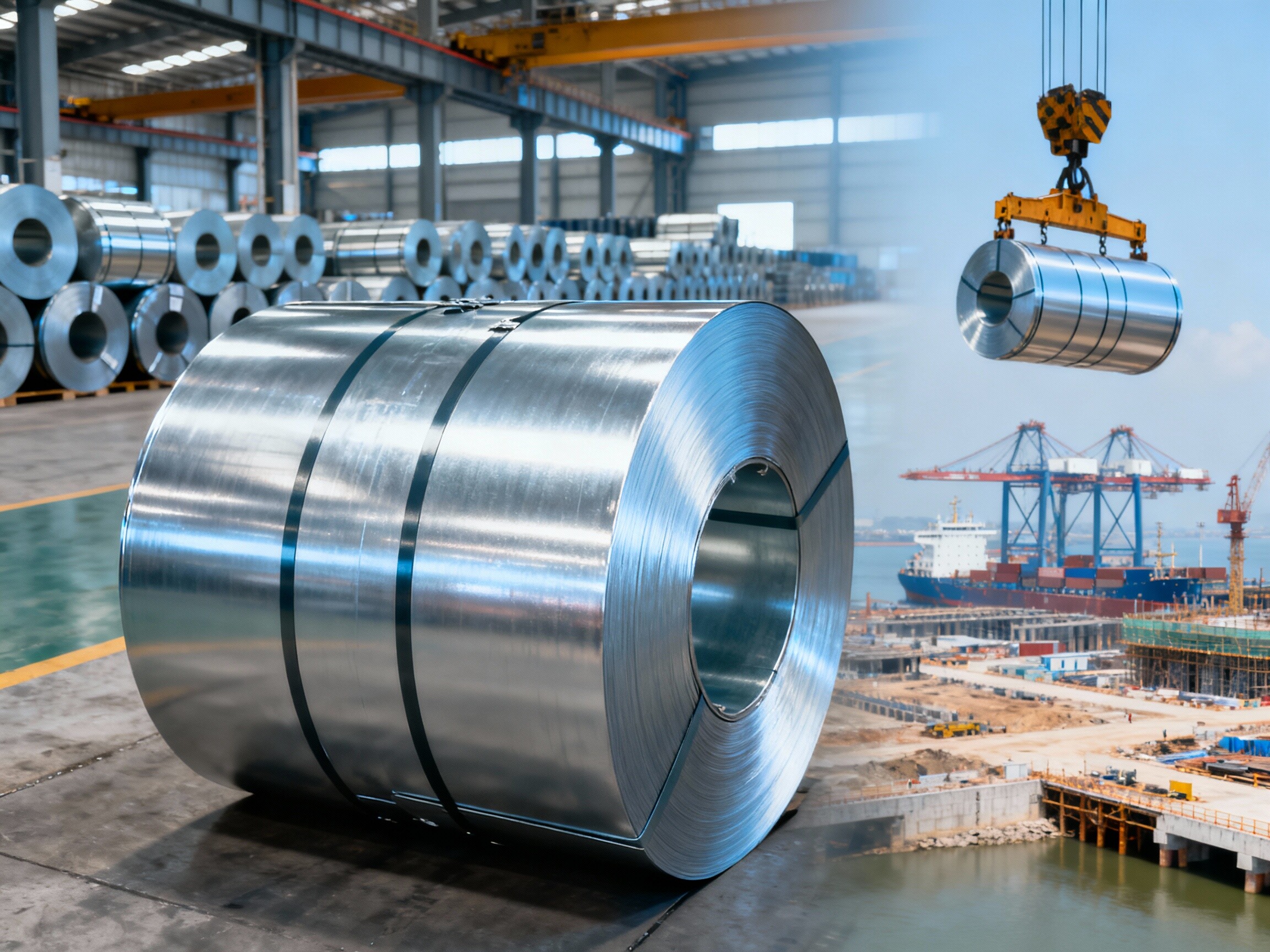 Steel Products Export News China's Galvanized Steel Coils: Shifting Export Focus to High-Value Segments Amid Policy Adjustments