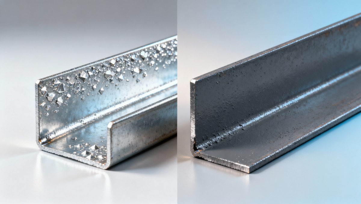 Galvanised steel angle vs. painted mild steel angle: Which lasts longer outdoors?