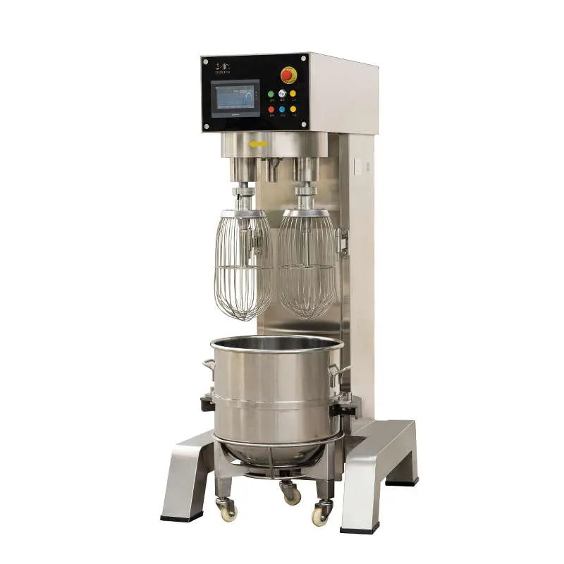 Stainless Steel Industrial Double Ball Planetary Food Mixer For Sale