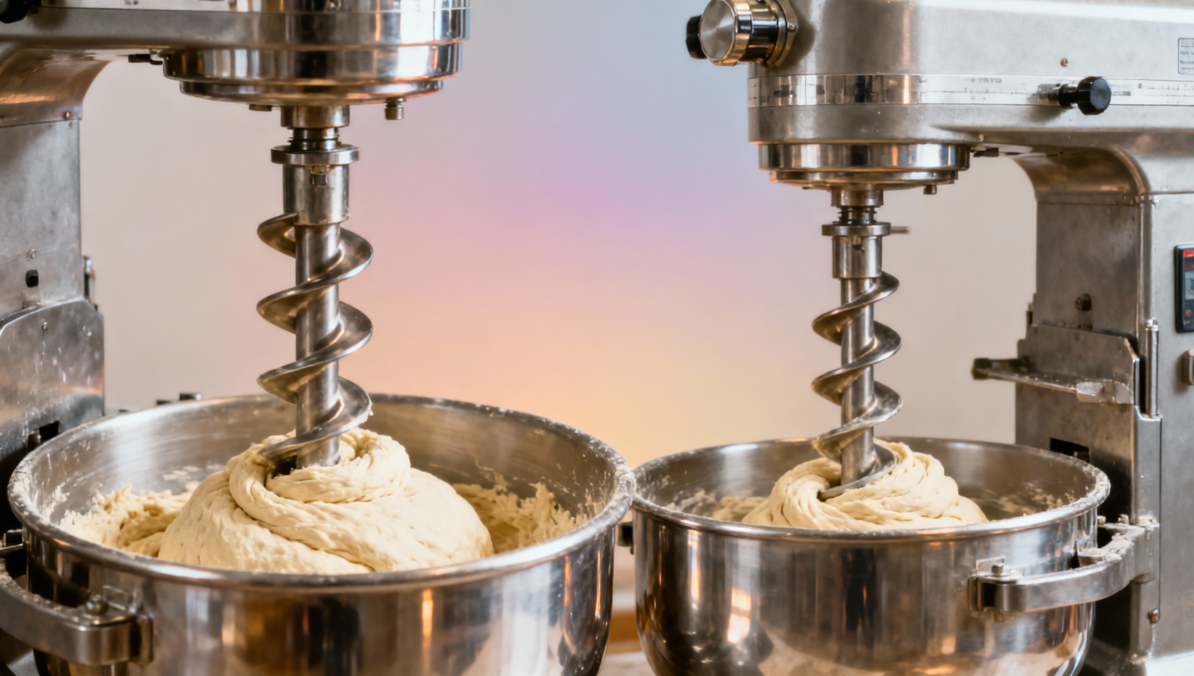 Are dough spiral mixers suitable for small-scale production?
