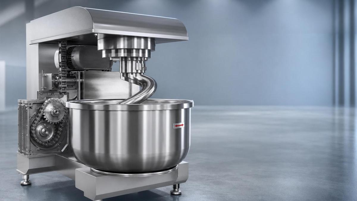 Mixer dough spiral maintenance points that reduce downtime