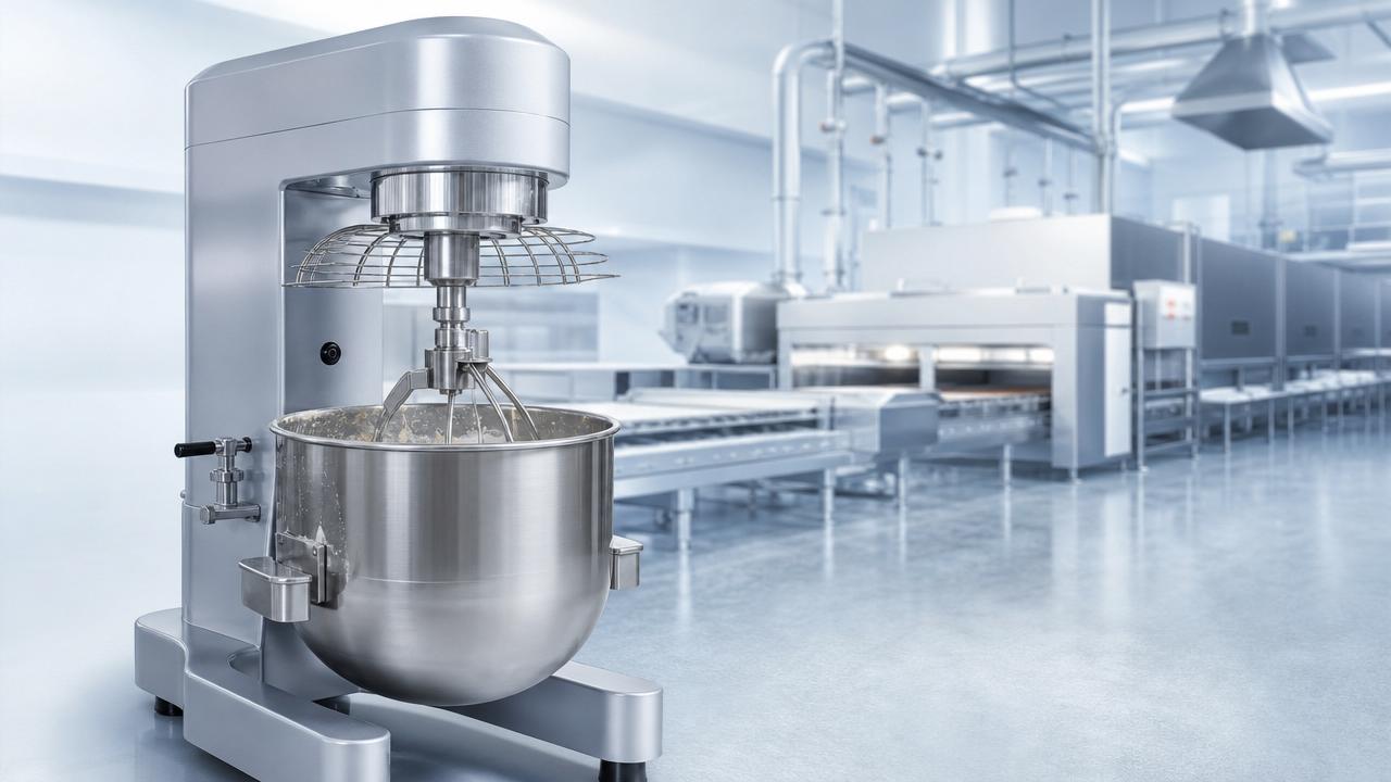 What makes a planetary mixer easier to clean after wet mixes?