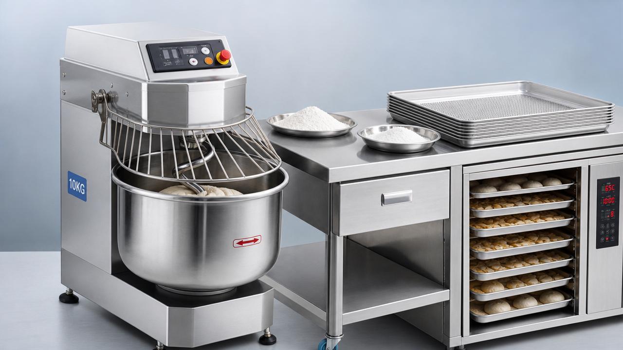 Is a 10kg dough spiral mixer too small for commercial use?