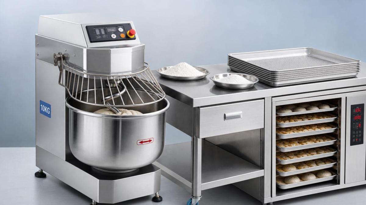 Is a 10kg dough spiral mixer too small for commercial use?