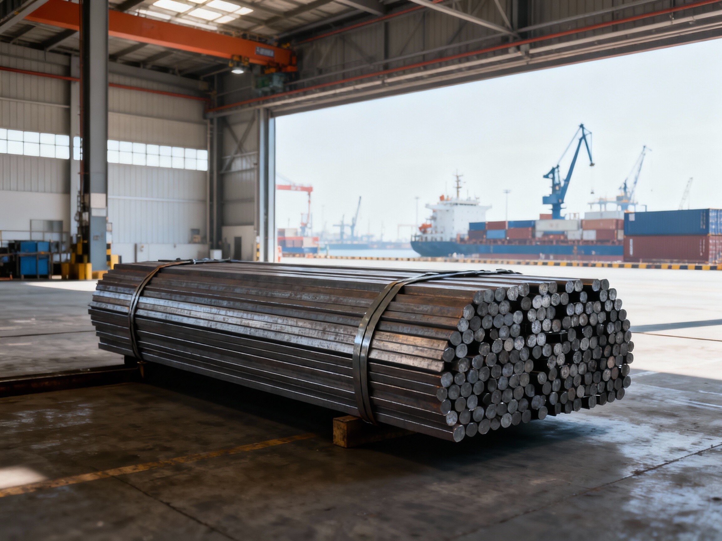 Chinese Carbon Steel Bars Make Debut in Overseas Markets, Opening New Export Chapter