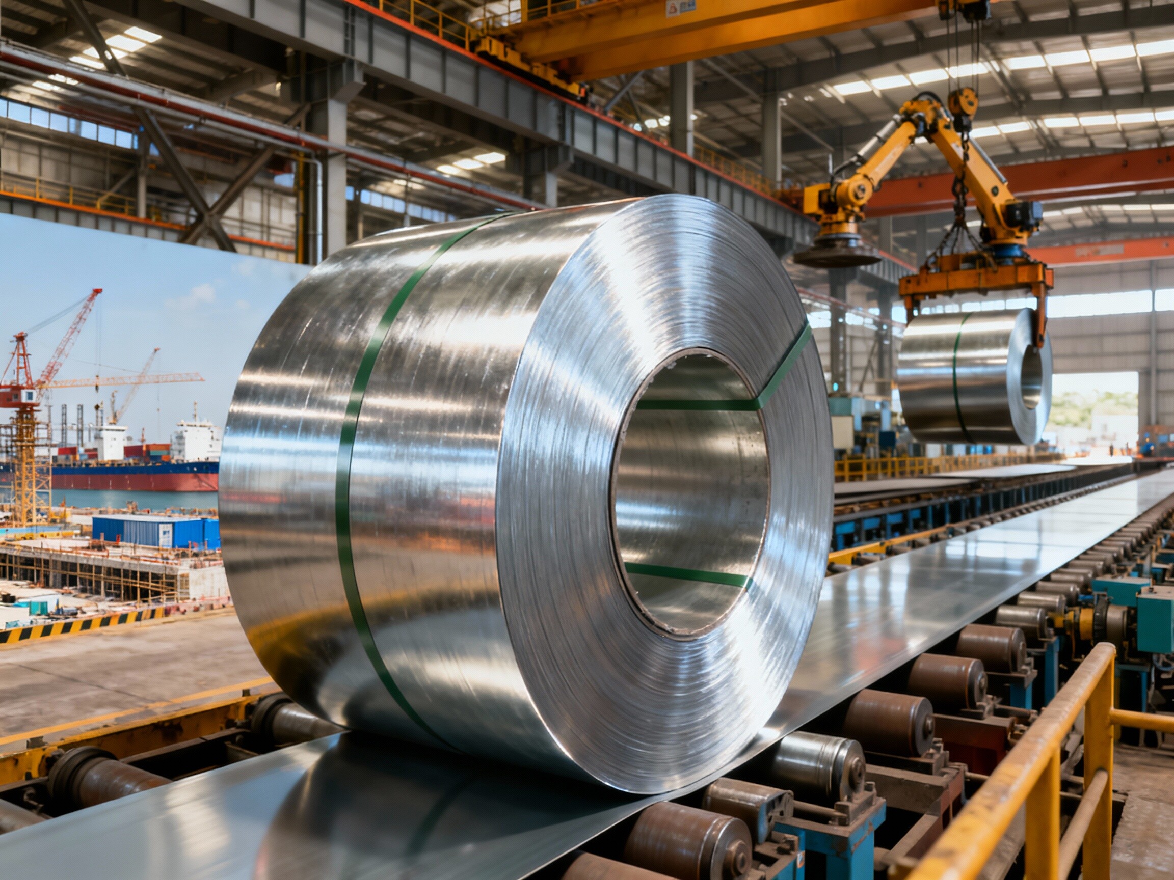 Steel Products Export News China's Galvanized Steel Coils: Shifting Export Focus to High-Value Segments Amid Policy Adjustments