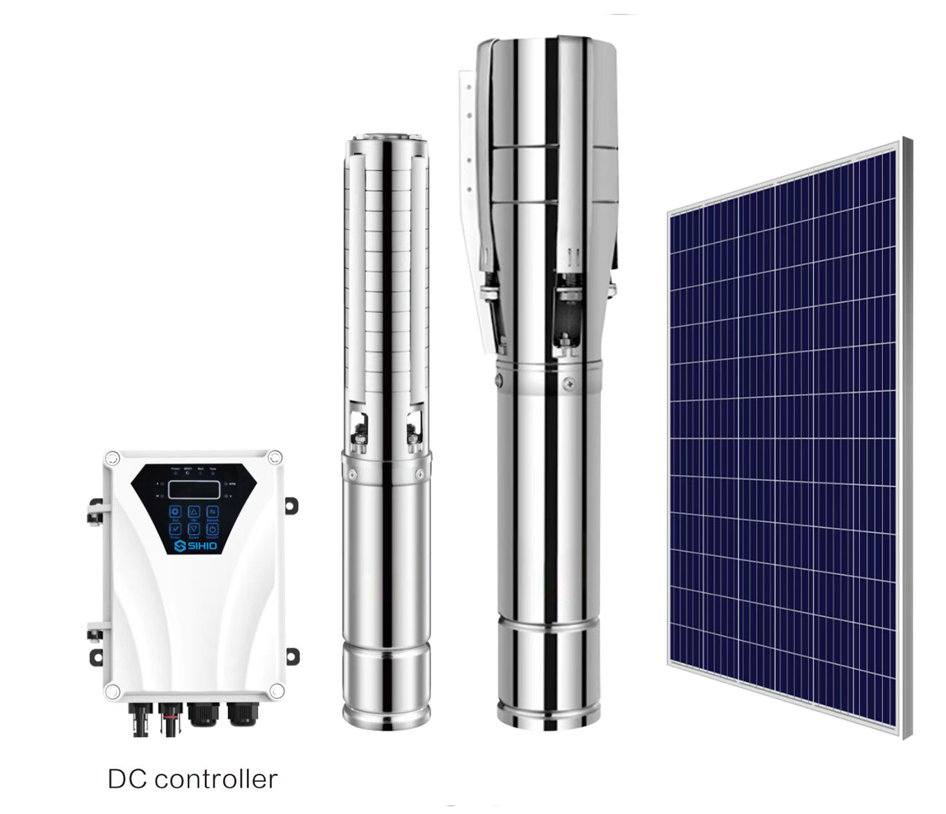4DSP 4 inch Permanent Brushless Motor Pump Solar Powered for Fountain