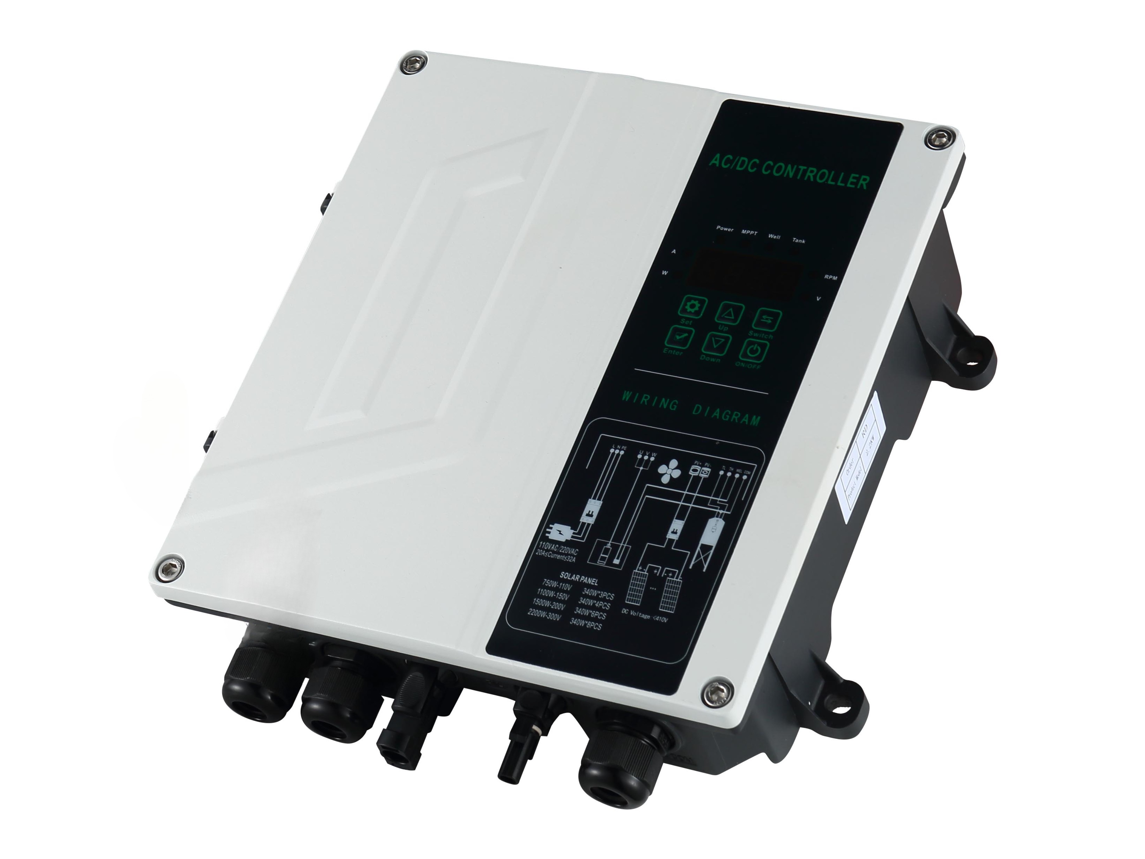 AC DC Hybrid Solar Pool Pump with Solar Inverter