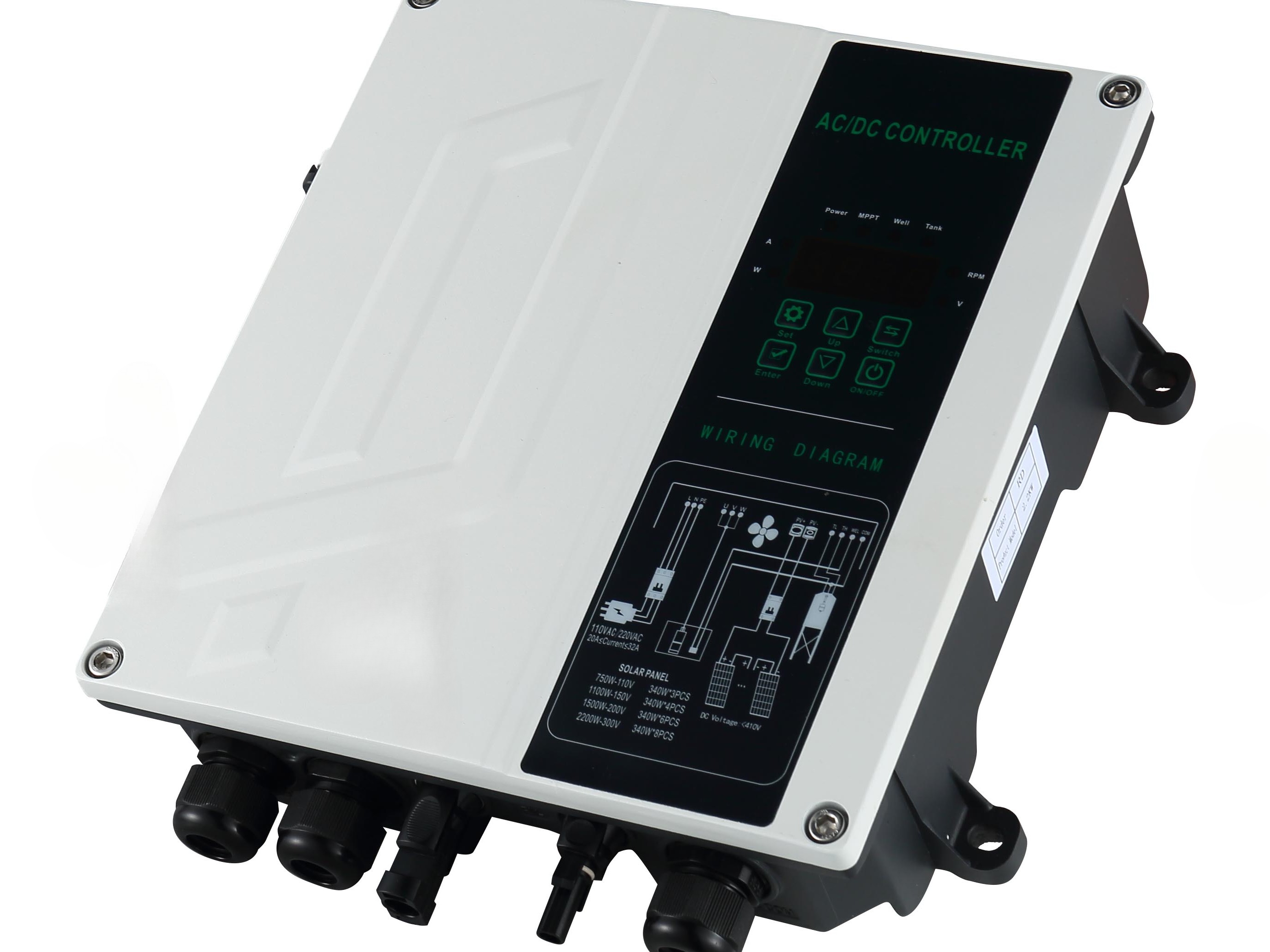 1hp Grid and Sun Powered Solar Surface Pumps for Well Water Pressure