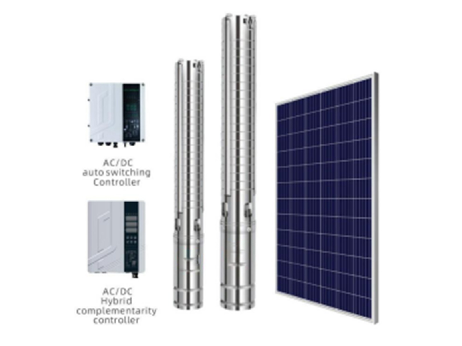 3SPAC DC 3 Inch Electric & Solar Powered Pump with Stainless Steel Impeller