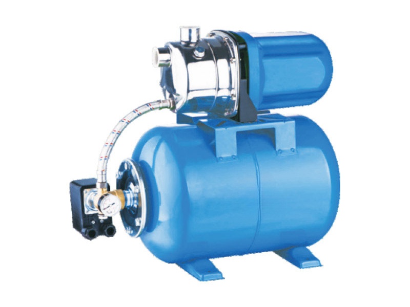 SGP-A Shallow Well S.S JET Self Priming Pump with Pressure Tank System & Motor Protector