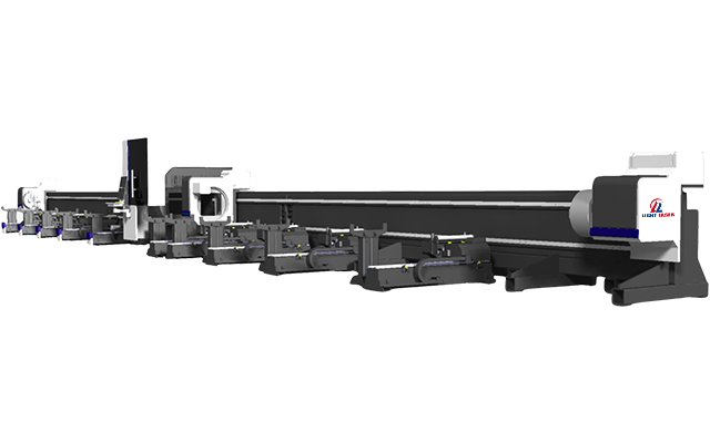 Side-mounted Heavy Duty Pipe Laser Cutting Machine