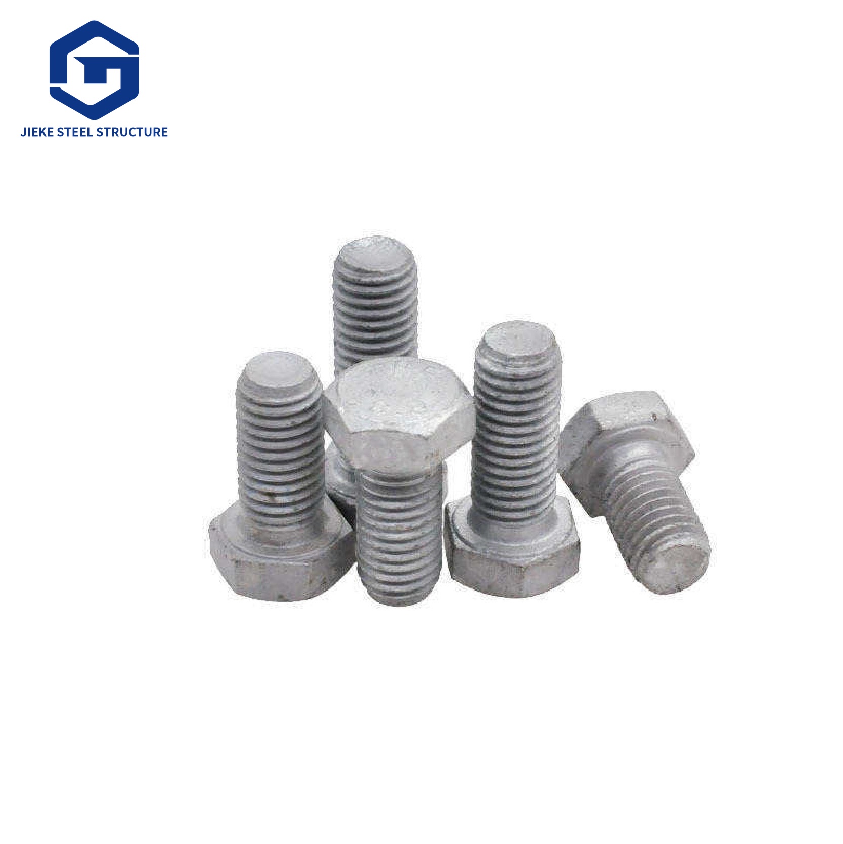 Corrosion Resistant Hot Dip Galvanized Hex Bolt DIN933 Grade 8.8 Fully Threaded