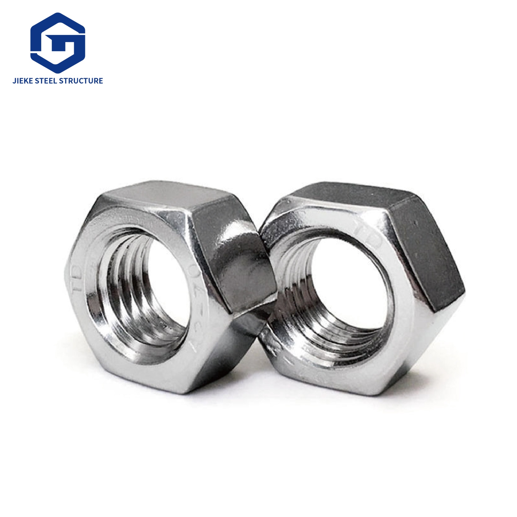 Zinc Plated Thin Hex Nuts M6 M8 M10 Steel Lock Nut