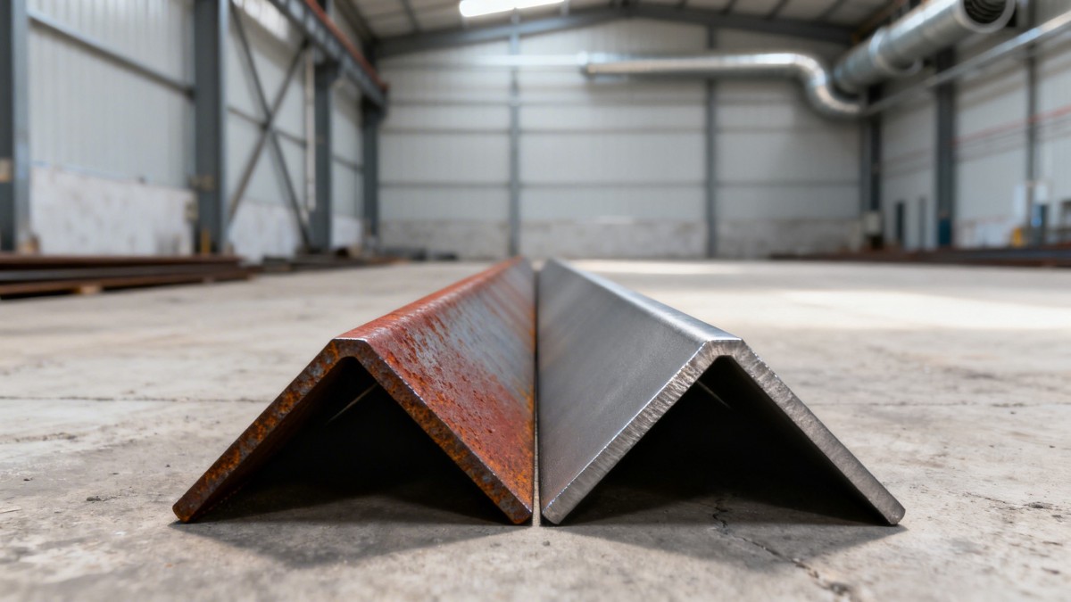 Carbon steel angle iron rusts faster than expected—how surface prep changes everything