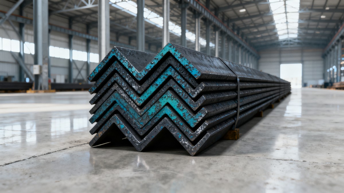 Hot rolled angle steel deliveries arrive with mill scale intact—why that’s not always good news