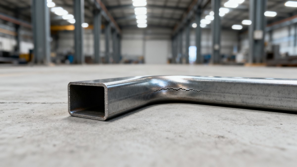 Carbon steel angle shows micro-cracks after bending—when does cold working cross the limit?