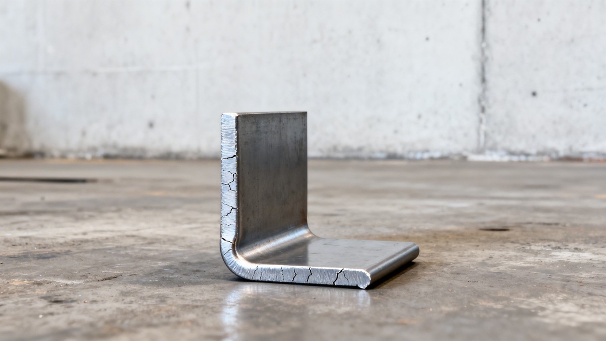 Carbon steel angle shows micro-cracks after bending—when does cold working cross the limit?