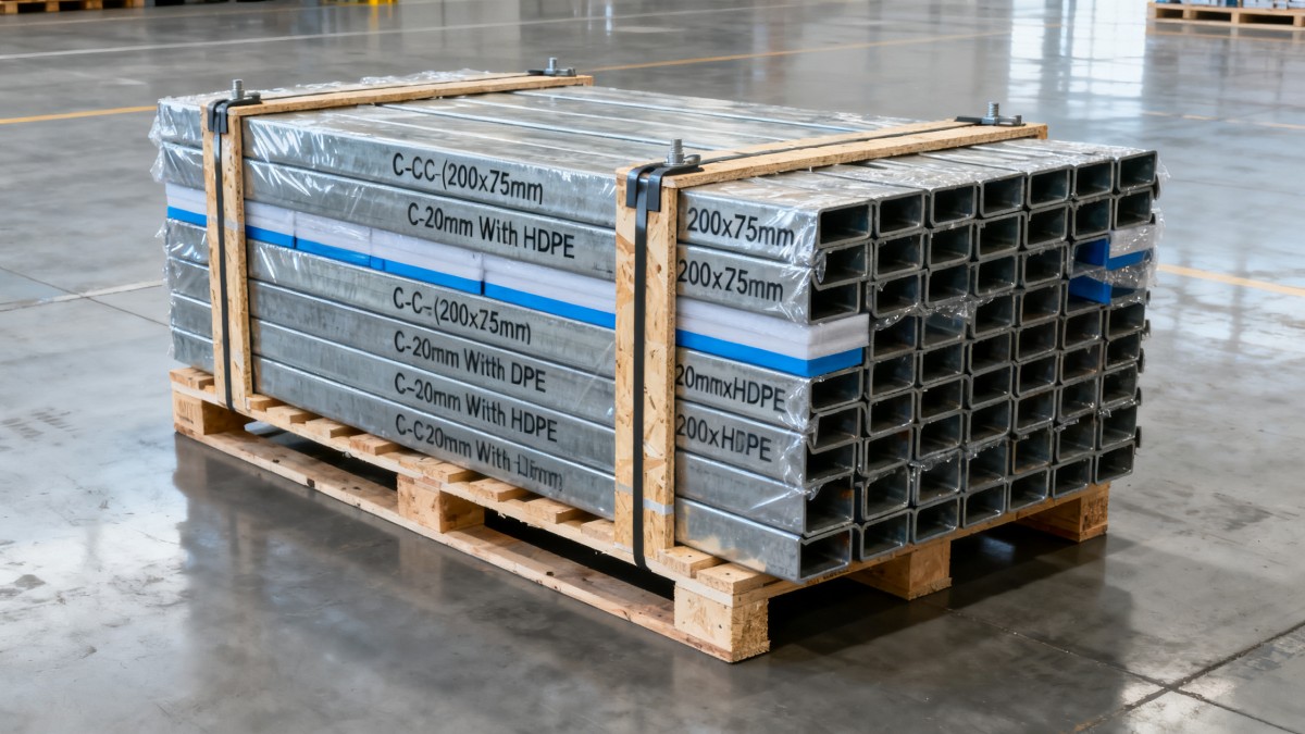 C beam steel arrives bent in transit—how packaging choices affect straightness claims