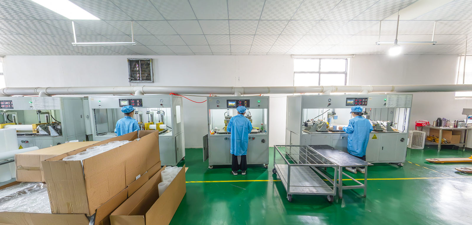 The appearance of the factory
