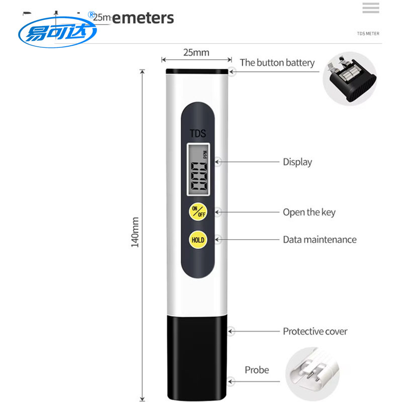 Stylo d'essai de qualité de l'eau - TDS-1