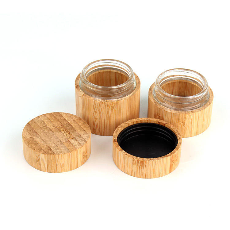 Wholsale 100 ml Bamboo Cream Jar Deluxe Jar With Bamboo Lid Biodegradable Bamboo Cosmetic Jars Wholsale 100 ml Bamboo Cream Jar Deluxe Jar With Bamboo Lid Biodegradable Bamboo Cosmetic Jars