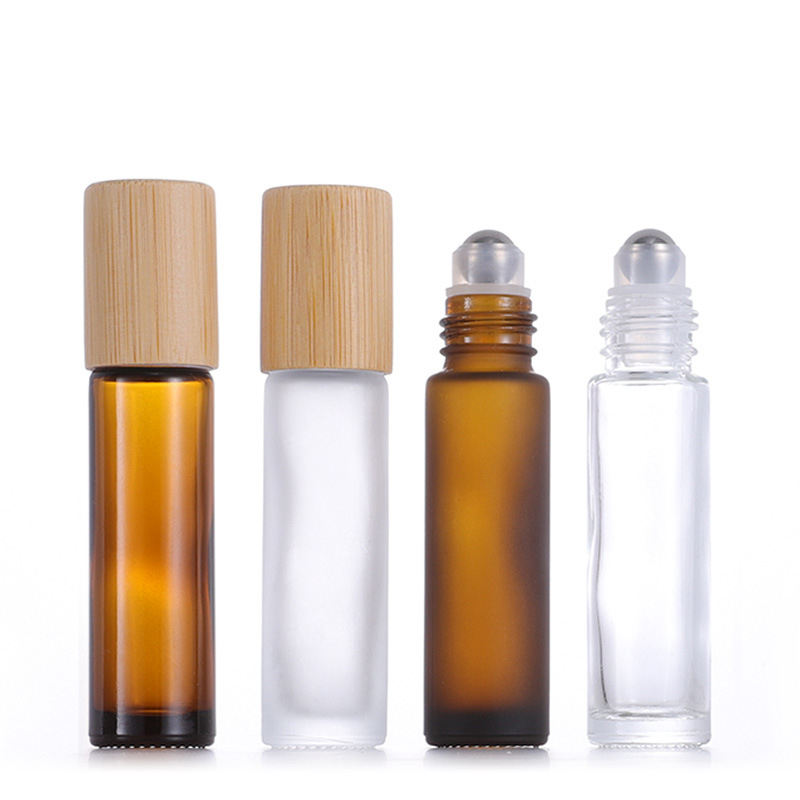 Custom logo Oil Roll Bamboo Packaging Cosmetic Empty 10ml Bamboo Roller Bottle With Walnut Wood Lids Custom logo Oil Roll Bamboo Packaging Cosmetic Empty 10ml Bamboo Roller Bottle With Walnut Wood Lids