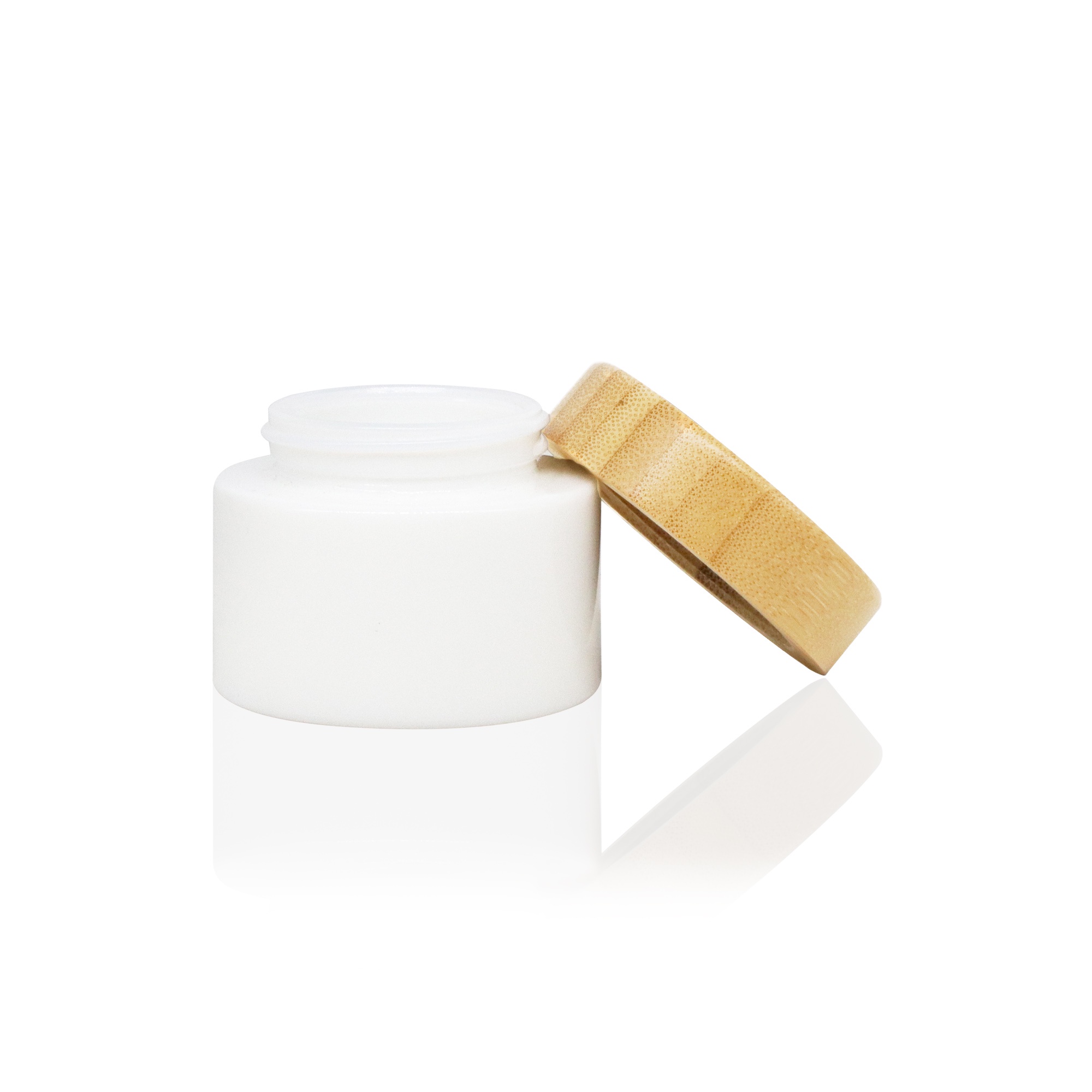 Luxury Custom Eco-Friendly 10g White PP Plastic Jar Empty Cosmetic Skin Care Cream with Bamboo Lid Luxury Custom Eco-Friendly 10g White PP Plastic Jar Empty Cosmetic Skin Care Cream with Bamboo Lid
