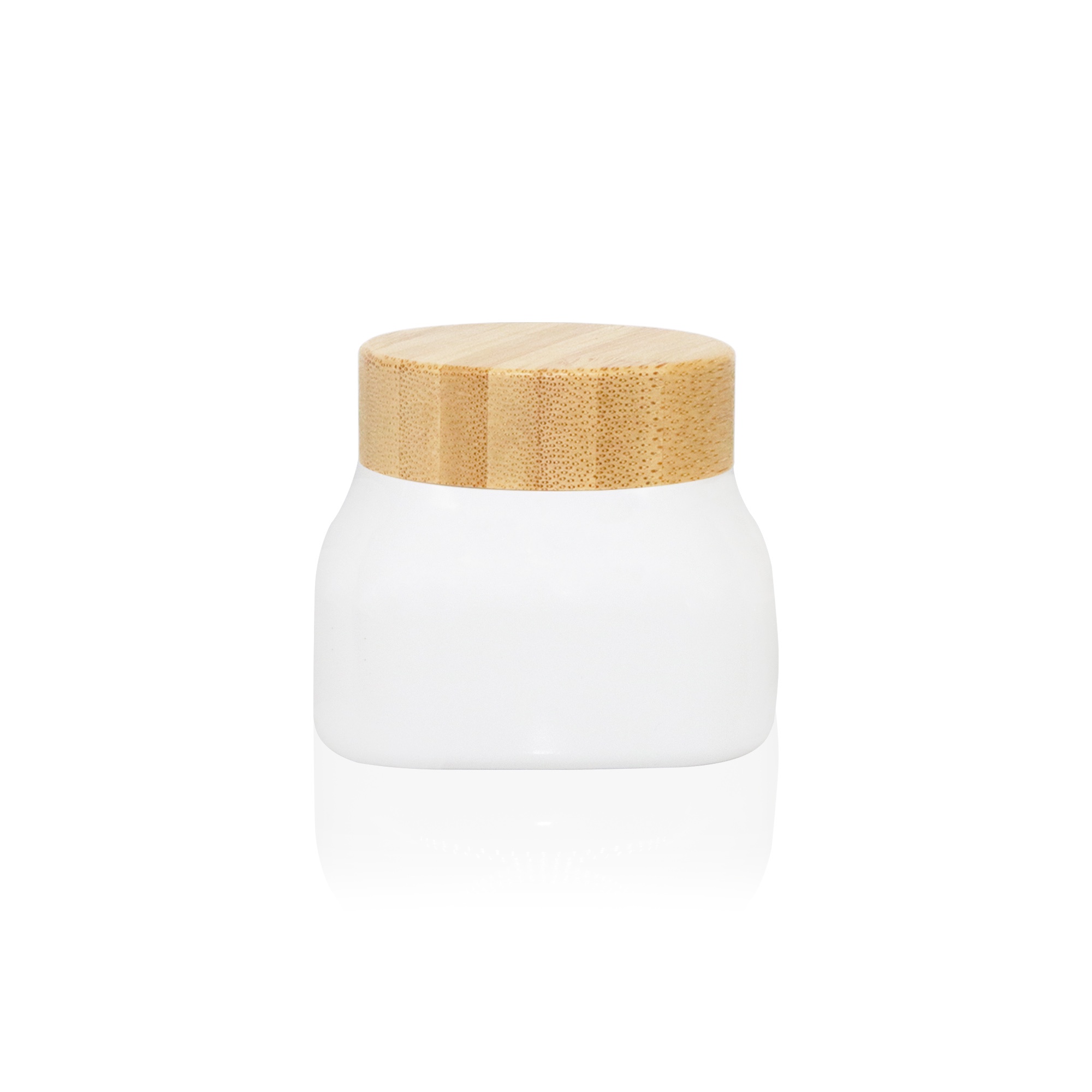 Eco Friendly Cosmetic Bottle Jar Luxury White Ceramic Glass Lotion Pump Jar with Bamboo Lid Face Cream Jars Packaging Wholesale Eco Friendly Cosmetic Bottle Jar Luxury White Ceramic Glass Lotion Pump Jar with Bamboo Lid Face Cream Jars Packaging Wholesale