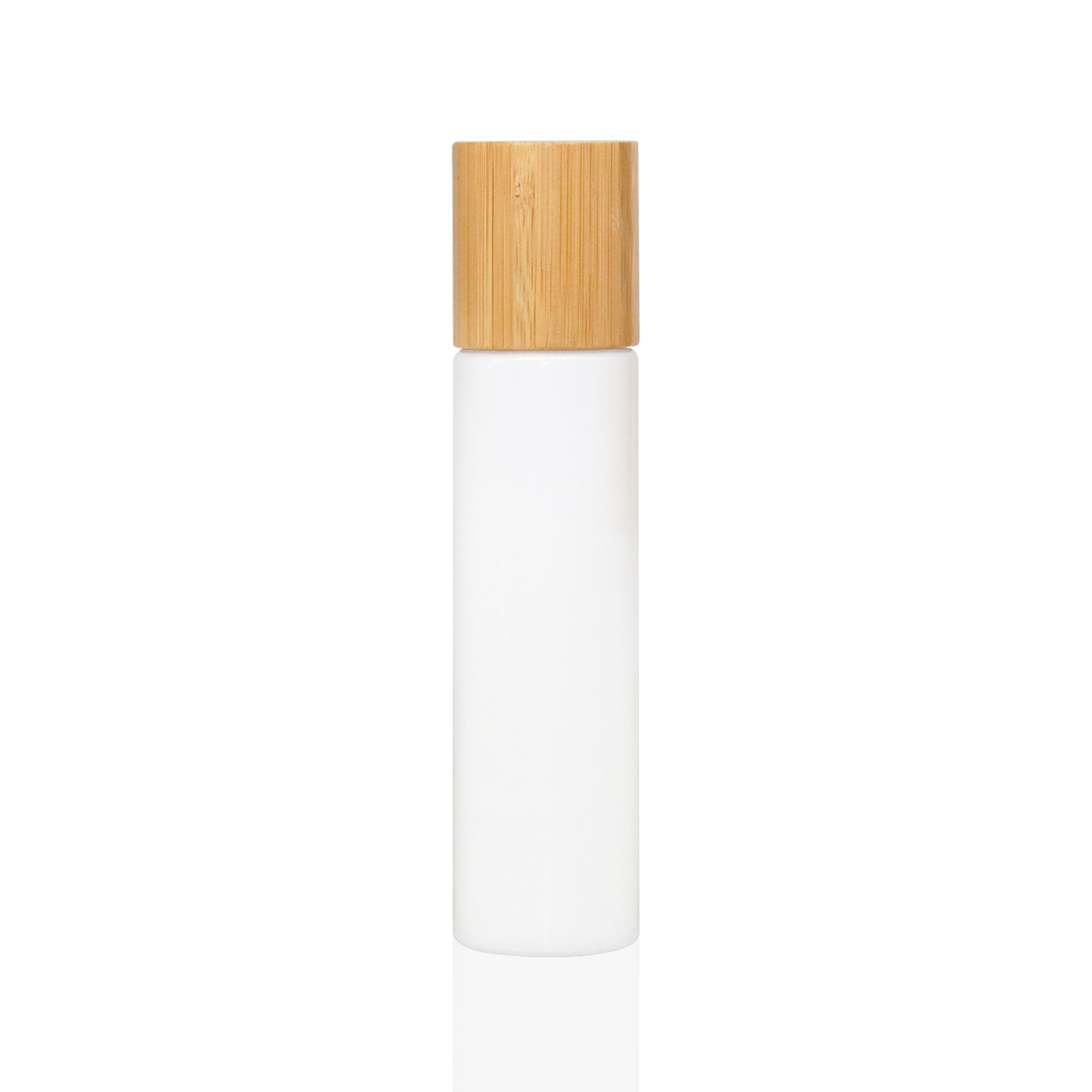 Custom 100ml Cosmetic Packaging Container Body Scrub Shampoo PET White Plastic Jar With Bamboo Screw Cap Custom 100ml Cosmetic Packaging Container Body Scrub Shampoo PET White Plastic Jar With Bamboo Screw Cap