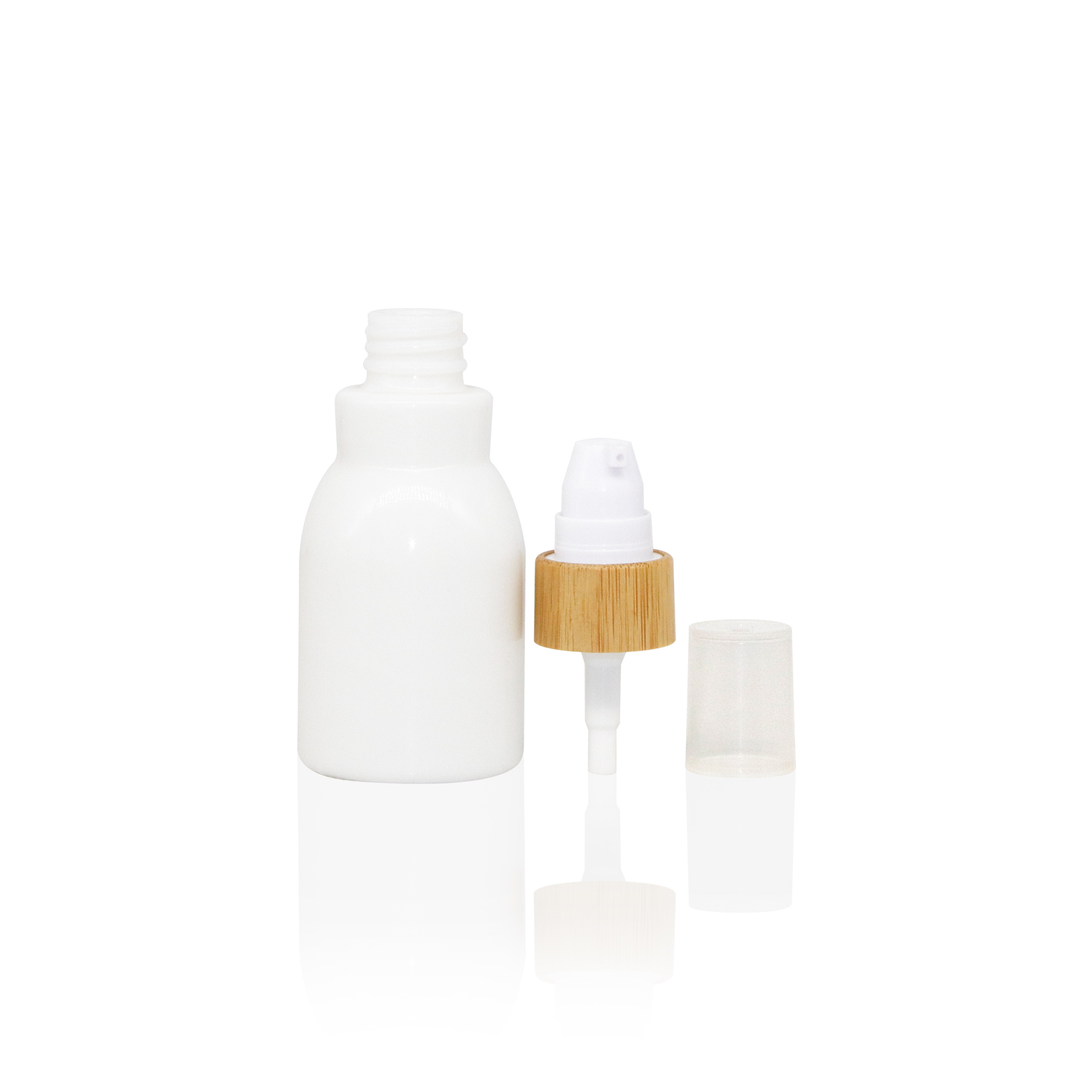 Custom 10ml White Porcelain Dropper Bottle with Bamboo Wood Lid Natural Skincare Product Packaging Custom 10ml White Porcelain Dropper Bottle with Bamboo Wood Lid Natural Skincare Product Packaging