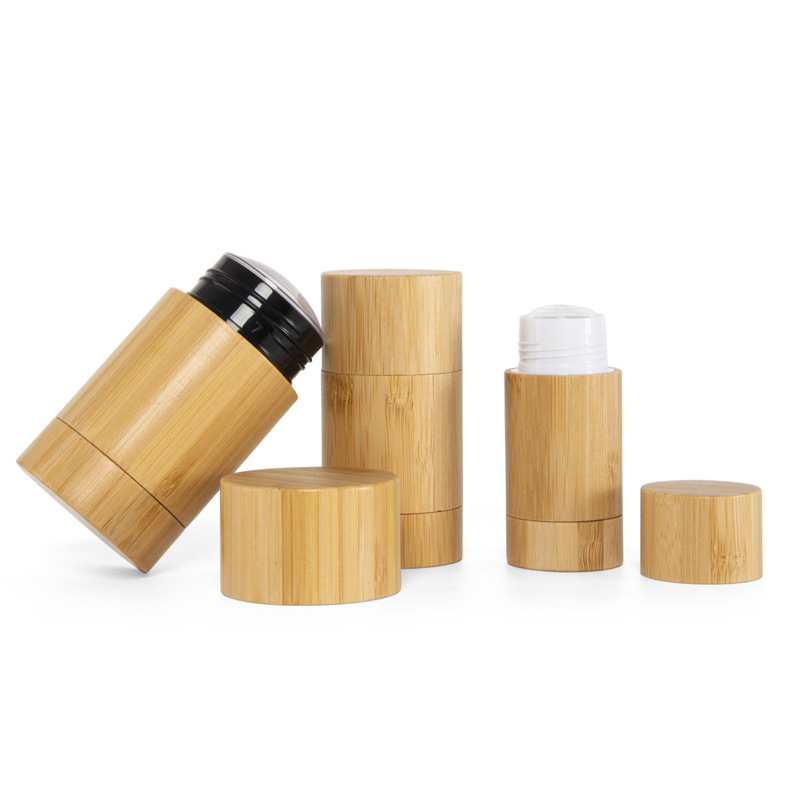 High Quality Custom Bamboo Cosmetic Packaging New Design 15g 30g 50g Roll Deodorant Stick High Quality Custom Bamboo Cosmetic Packaging New Design 15g 30g 50g Roll Deodorant Stick