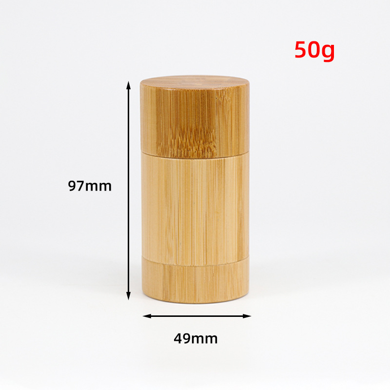Custom 50g Bamboo Deodorant Tube Plastic-Free Eco-Friendly Refillable Deodorant Stick Packaging Custom 50g Bamboo Deodorant Tube Plastic-Free Eco-Friendly Refillable Deodorant Stick Packaging
