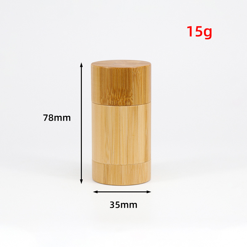 High Quality Bamboo Cosmetic Packaging 15g 30g 50g Twist-up Deodorant Stick Competitive Price High Quality Bamboo Cosmetic Packaging 15g 30g 50g Twist-up Deodorant Stick Competitive Price