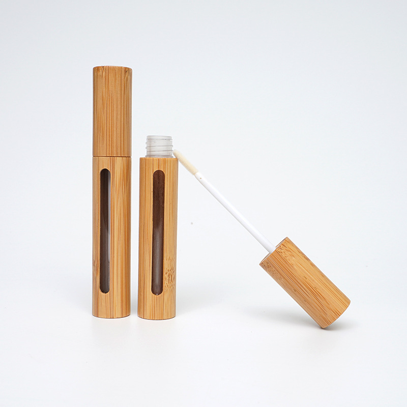 Eco Friendly Bamboo Eyeliner Tube Empty Eyelash Growth Serum Bottles Luxury Natural Wood Liquid Eyeliner Packaging Wholesale Eco Friendly Bamboo Eyeliner Tube Empty Eyelash Growth Serum Bottles Luxury Natural Wood Liquid Eyeliner Packaging Wholesale
