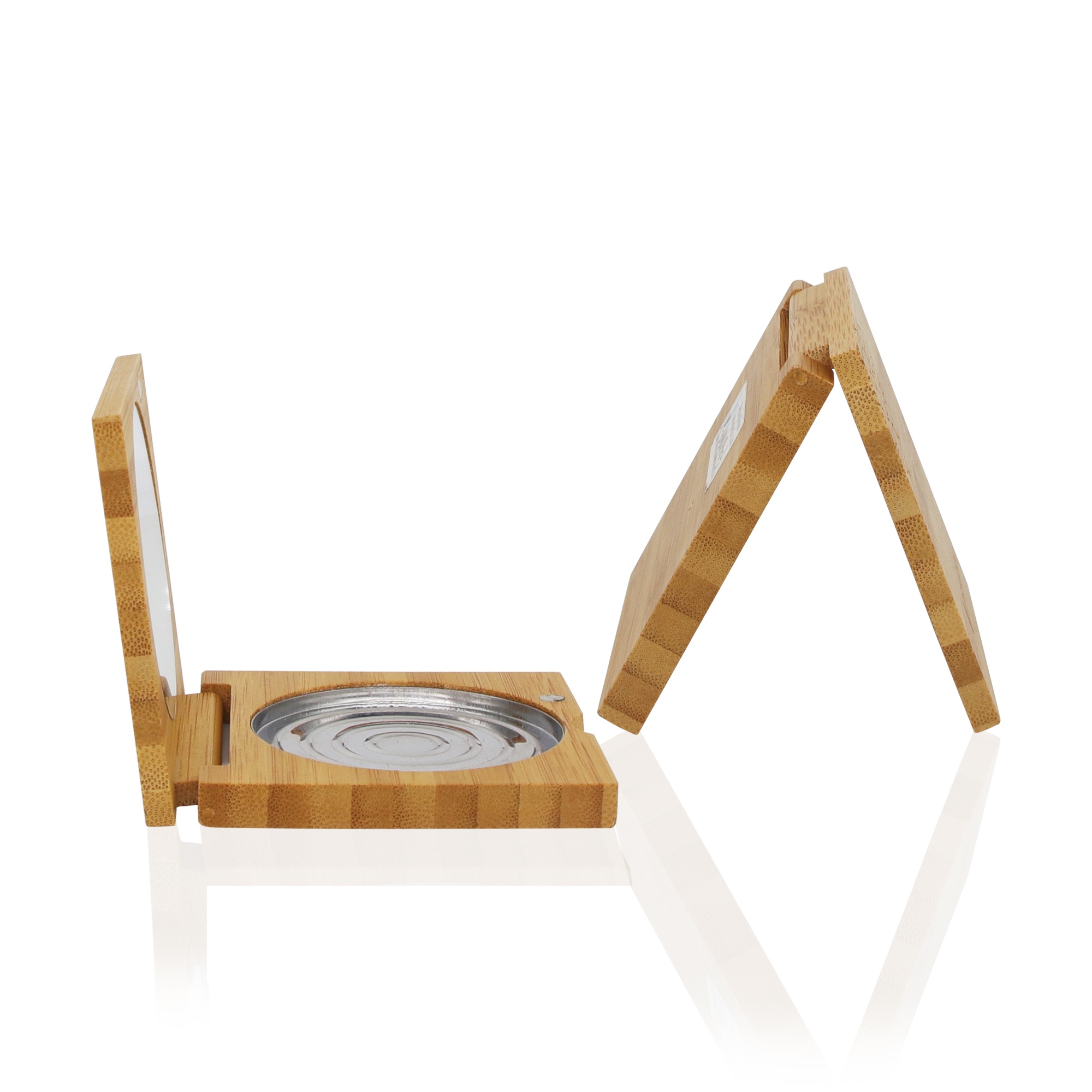Custom Empty Eyeshadow Palette Packaging Refillable Makeup Case with Bamboo Material Sustainable Cosmetic Packaging Wholesale Custom Empty Eyeshadow Palette Packaging Refillable Makeup Case with Bamboo Material Sustainable Cosmetic Packaging Wholesale